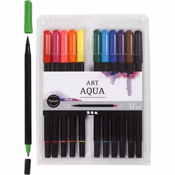 Creativ Company 34339, 12 pièce(s), Multicolore, 3 an(s), Pointe du marqueur/fine, Couleurs assorties, 2 mm