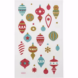 Creativ Company 280012, Pellicule, Multicolore, Gloss, Noël, Garçon/Fille, 100 mm