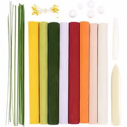 Creativ Company 97738 papier crêpon Couleurs assorties
