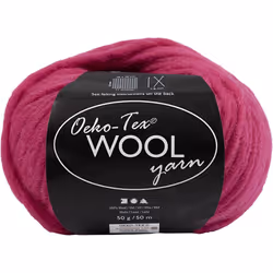 Creativ Company 4824542, Artisanat, Rose, Laine, 50 m, 100% Wool, 50 g