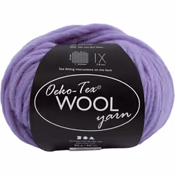 Creativ Company 4824544, Artisanat, Violet, Laine, 50 m, 100% Wool, 50 g