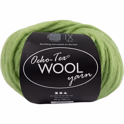 Creativ Company 4824563, Artisanat, Vert, Laine, 50 m, 100% Wool, 50 g