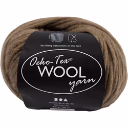 Creativ Company 4824585, Artisanat, Marron, Laine, 50 m, 100% Wool, 50 g