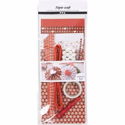 Creativ Company 977460, Kit de loisirs créatifs pour enfants, Rouge, Blanc
