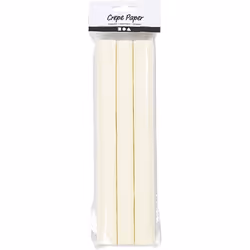 Creativ Company 209004 papier crêpon Couleur vanillée