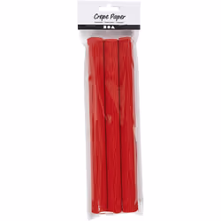 Creativ Company 209008 papier crêpon Rouge