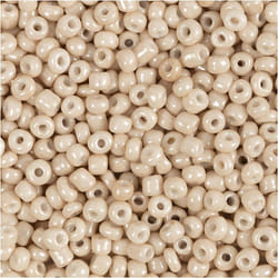 Creativ Company 682861 perle Perle en forme de graine Verre Beige