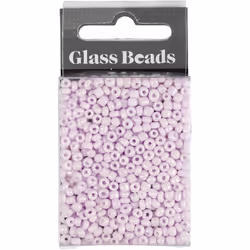 Creativ Company 682901 perle Perle en forme de graine Verre Rose