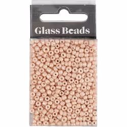 Creativ Company 682911 perle Perle en forme de graine Verre Rose