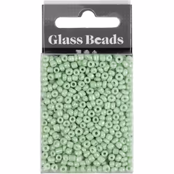 Creativ Company 682931 perle Perle en forme de graine Verre Vert