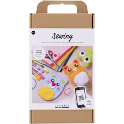 Creativ Company 977540, Kit de couture pour enfants, 6 an(s), Feutrine, Multicolore
