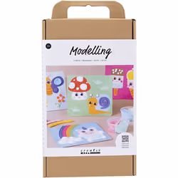 Creativ Company 977544, Kit de loisirs créatifs pour enfants, 3 an(s), Argile, Multicolore