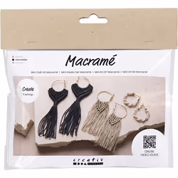 Creativ Company 977625, Kit de loisirs créatifs pour enfants, Noir, Blanc
