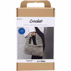 Creativ Company Craft Kit Crochet, Kit de tricot pour enfants, Vert