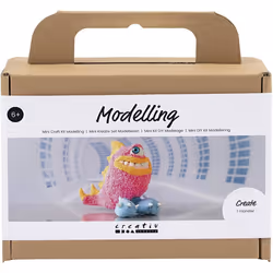 Creativ Company Mini Craft Kit Modelling, Pâte à modeler pour enfants, 6 an(s), Multicolore