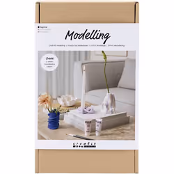 Creativ Company Craft Kit Modelling, Pâte à modeler pour enfants, Argile, Multicolore