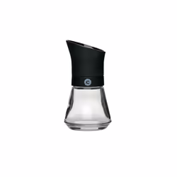 CrushGrind Kala, Moulin à poivre et salière, Noir, Transparent, Verre, Polypropylène (PP), 126 mm