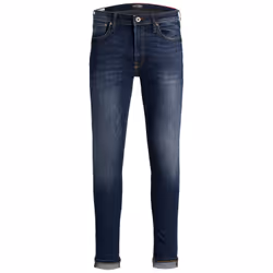 Jack &amp; Jones 12110056, Bleu, EUE, Jeans, Coton, Elastane, Polyester, 75% Coton, 13% Polyester, 10% Coton biologique, 2% É ...