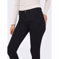 ONLY ONLKENDELL Mid waist Skinny Fit Ankle length Jeans Noir - Vue supplémentaire 6