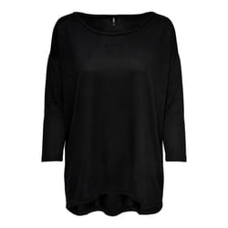 ONLY 15124402 Haut (vêtement) Col rond Manches longues Elastane, Polyester