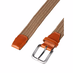 Jack&Jones Ceinture homme Jacspring Woven Belt Noos12118114 Beige