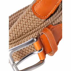 Jack&Jones Ceinture homme Jacspring Woven Belt Noos12118114 Beige - Vue supplémentaire 4