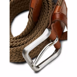 Jack&Jones Ceinture homme Jacspring Woven Belt Noos12118114 Beige - Vue supplémentaire 5