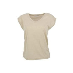 ONLY 15136069 Haut (vêtement) Col V Manche courte Polyester, Viscose