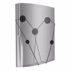 Floating Grip PS3 Slim Wall Mount Support mural