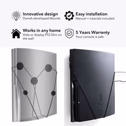 Floating Grip PS3 Slim Wall Mount Support mural