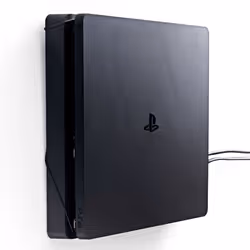 Floating Grip PS4 Slim Wall Mount, Support mural, PlayStation 4 Slim, Noir, Plastique, Corde, Sony, PlayStation 4 Slim
