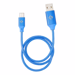 Floating Grip FG-USBLED-05-451BLUE, 0,5 m, USB C, USB A, Bleu