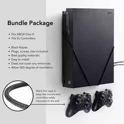 Floating Grip XBOX One X Wall Mount Support mural