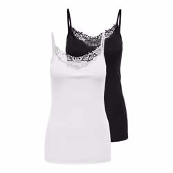 ONLY 15139316, Débardeur, Adulte, Femelle, Noir, M, SML