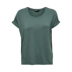 ONLY 15106662 Tee-shirt Col rond Manche courte Elastane, Polyester, Viscose