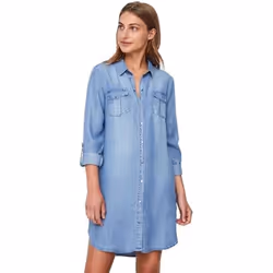 Robe courte en jean - couleur : Bleu - M