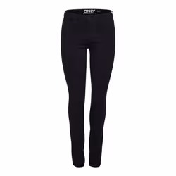 ONLY ONLRAIN Mid waist Skinny Fit Jeans Noir - Vue supplémentaire 3