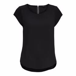 ONLY 15142784, Haut (vêtement), Adulte, Femelle, Noir, Manche courte, Coupe large