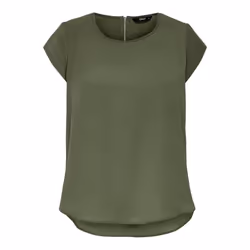 ONLY 15142784, Haut (vêtement), Adulte, Femelle, Vert, Green / Kalamata, Manche courte