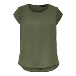 ONLY 15142784 Haut (vêtement) Manche courte Elastane, Polyester