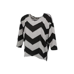 ONLY 15144286 Haut (vêtement) Col rond Manches longues Elastane, Polyester