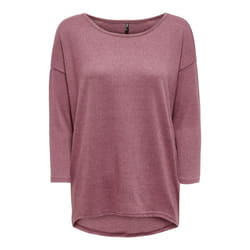 ONLY 15124402 Haut (vêtement) Col rond Manches longues Elastane, Polyester