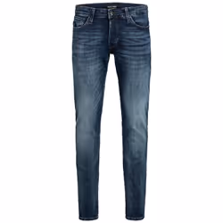 Jack &amp; Jones 12133074, Bleu, EUE, Jeans, Coton, Elastane, 83% Coton, 10% Coton biologique, 5% Élastomultiester, 2% Élasth ...