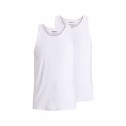 Jack & Jones 12133910, Blanc, XXL, SML, Coton, 100% Coton