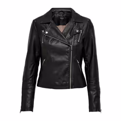 ONLY 15153079, Femelle, Adulte, 44, Coupe régulière, Polyester, Viscose, Polyuréthane (PU), Noir