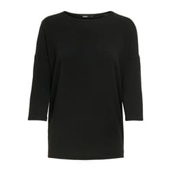 ONLY 15157920 Haut (vêtement) Col rond Manches longues Elastane, Polyester, Viscose