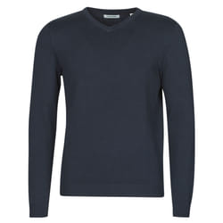 Pull en maille Col rond Manches longues Bleu Marine Rory Aiden