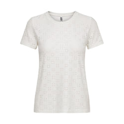 ONLY 15158450 Haut (vêtement) Col rond Manche courte Elastane, Polyester