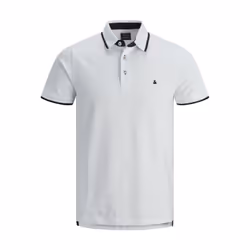 Jack &amp; Jones 12136668, Blanc, S, SML, Coton, 100% Coton