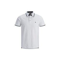Jack&Jones Polo Paulos 12136668 Blanc Slim Fit